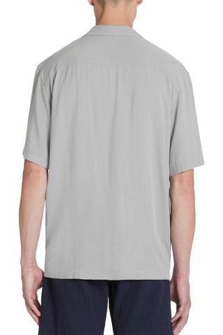 Camisa relaxed - Cinzento