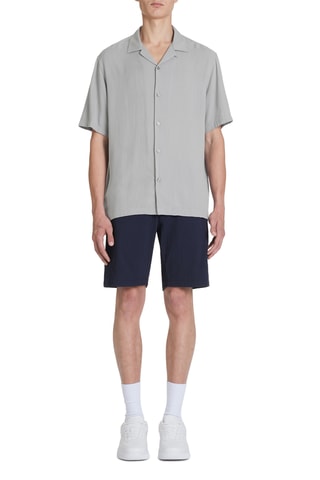 Camisa relaxed - Cinzento