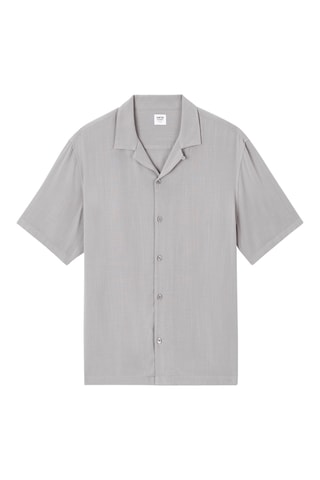 Camisa relaxed - Cinzento