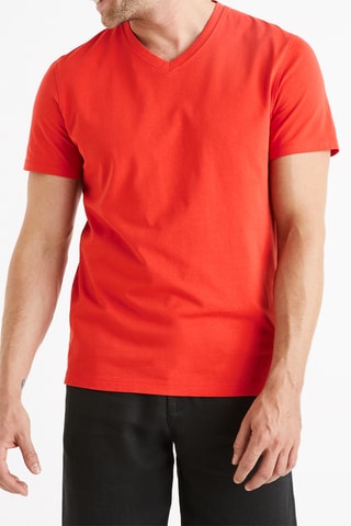 T-shirt straight - Vermelho