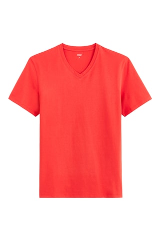 T-shirt straight - Vermelho