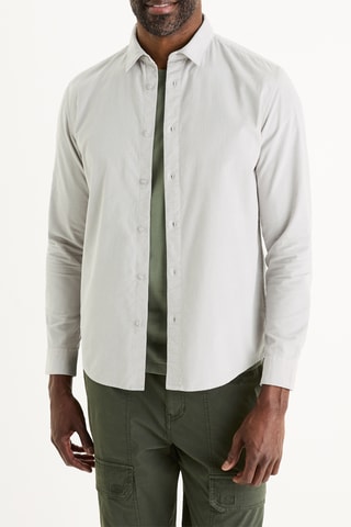 Camisa - Cinzento-claro