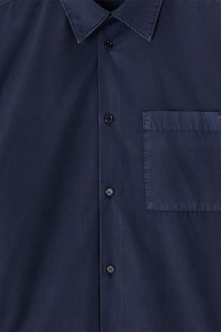 Camisa loose - Azul-marinho