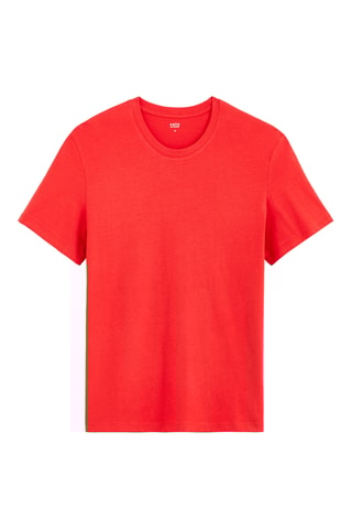 T-shirt straight - Vermelho