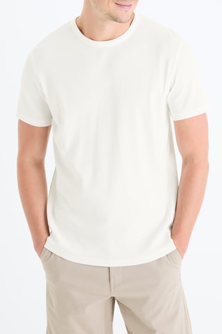 T-shirt straight - Cru