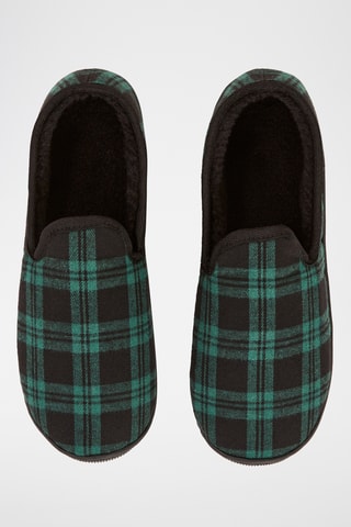 Pantoffels - Groen en Zwart