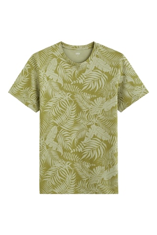 T-shirt straight - Caqui