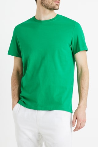 T-shirt straight - Verde