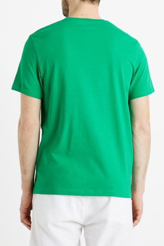 T-shirt straight - Verde