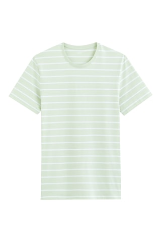 T-shirt straight - Verde-água