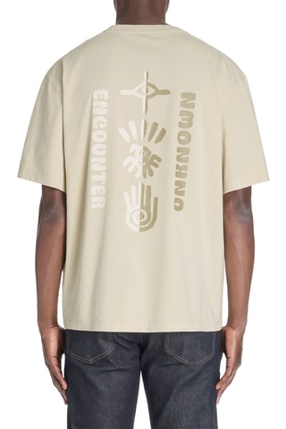 T-shirt oversize - Bege