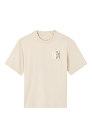 T-shirt oversize - Bege