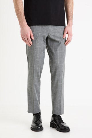 Calças - Cinzento mesclado