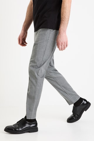 Calças - Cinzento mesclado