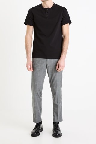 Calças - Cinzento mesclado