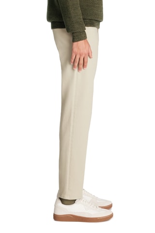 Calças slim - Bege-claro