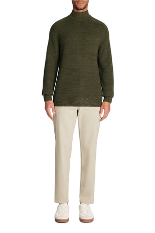 Calças slim - Bege-claro