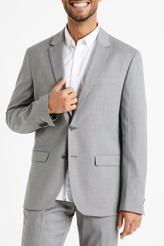 Casaco de fato - Cinzento