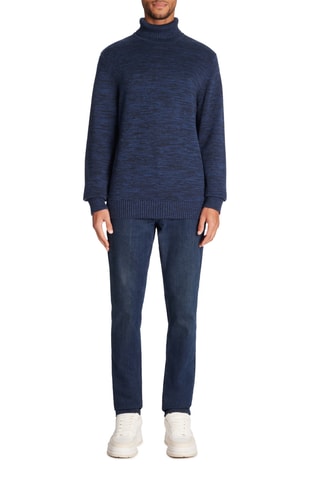 Trui - Gemêleerd Marineblauw