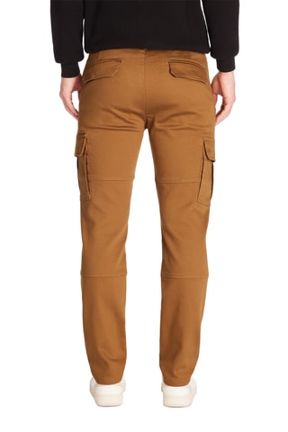 Calças cargo - Camel