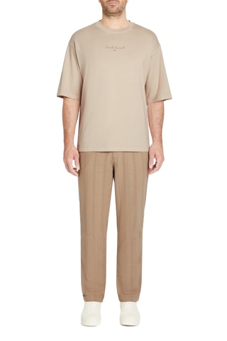 Calças chino slim - Bege