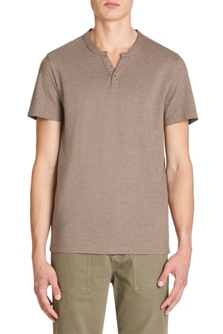 T-shirt straight - Toupeira mesclado