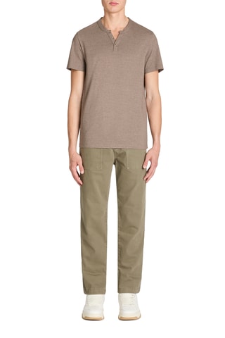 T-shirt straight - Toupeira mesclado