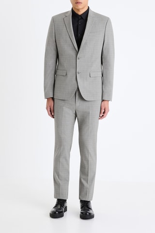 Casaco de fato - Cinzento mesclado