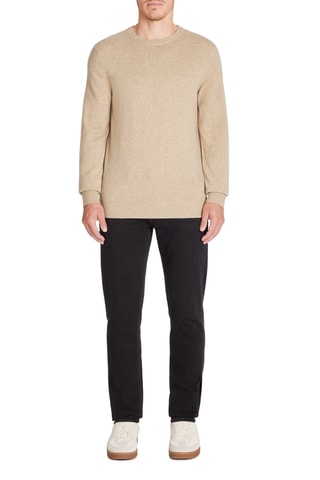 Kasjmier Trui - Gemêleerd Beige