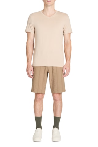 Bermudas slim - Bege