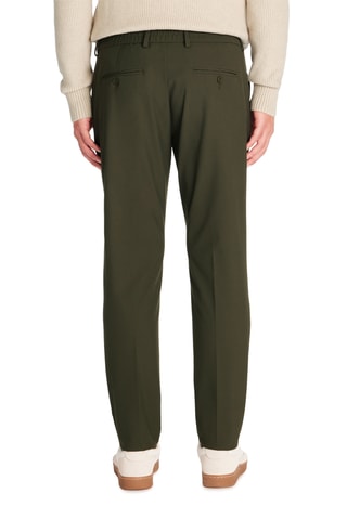 Calças straight - Caqui