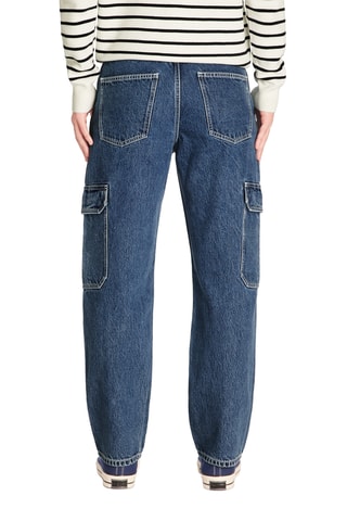 Calças de ganga loose - Azul