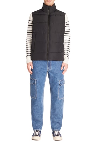 Calças de ganga loose - Azul