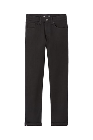 Calças de ganga straight - Preto