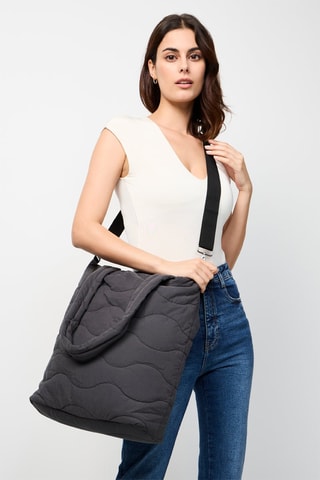 Mala shopper Aponi - Preto