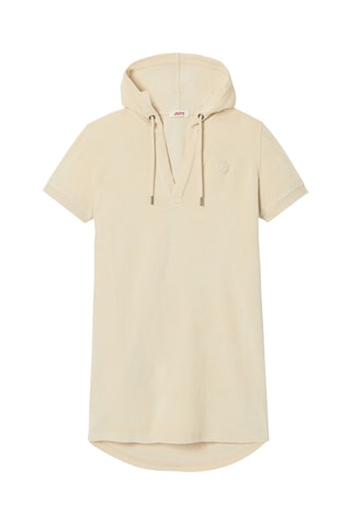 Vestido com capuz Meg 2.0 - Esbranquiçado