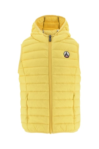 Colete acolchoado com capuz Djam - Amarelo