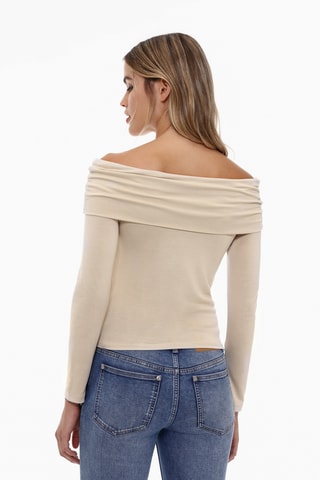 Top - Beige clair