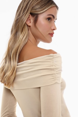 Top - Beige clair