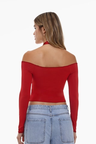 Crop top - Rouge