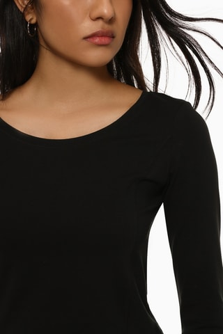 T-shirt cropped - Noir