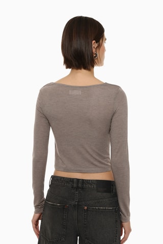 Crop top - Taupe