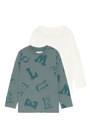 2 T-shirts - Wit en Blauw