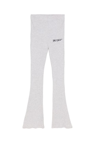 Pantalon flare - Gris clair chiné