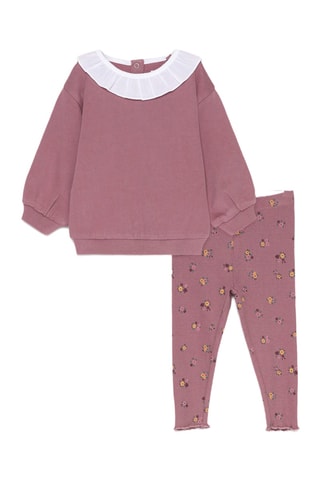 Sweat et legging - Rose