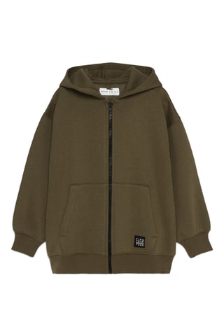 Sweat à capuche - Vert olive