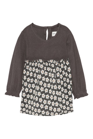 Robe trompe-l’œil - Noir