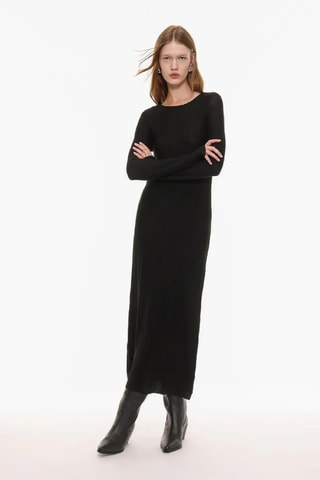 Robe droite - Vert foncé