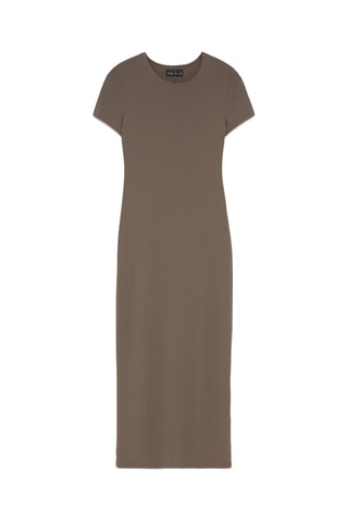 Robe t-shirt - Marron clair