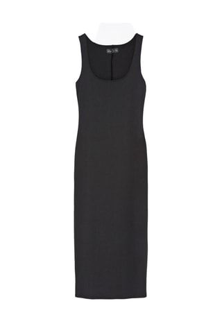 Robe midi - Marron foncé